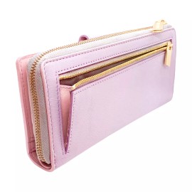 HEDONIST CHICAGO Women's Wallet Traveler Lilac - Pink