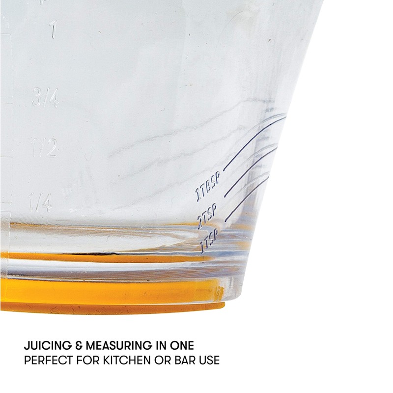 Citrus Juicer w Measuring Cup Yellow