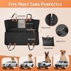 Gimars Holds 400lbs Hard Bottom Back Seat Extender for Dogs,
