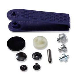 Prym consumer sewing-free press stud, Anorak brass, 15 mm., 15 mm