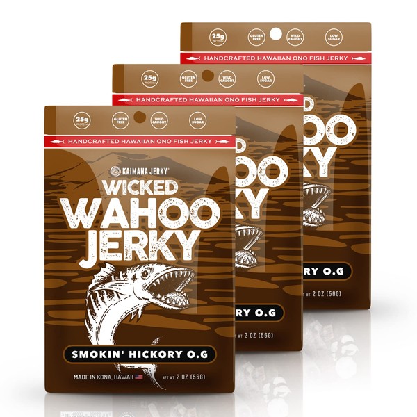 Smokin' Hickory O.G Wahoo Ono Fish Jerky - Smoky Umami