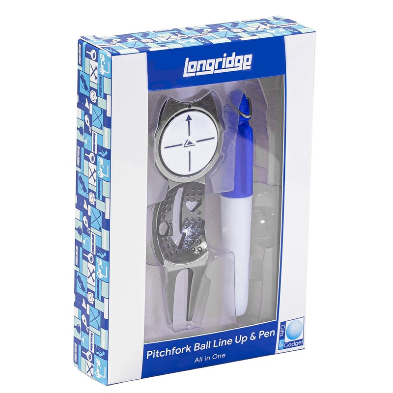 LONGRIDGE Gilf Pitchfork Ball Stand and Pen - All in