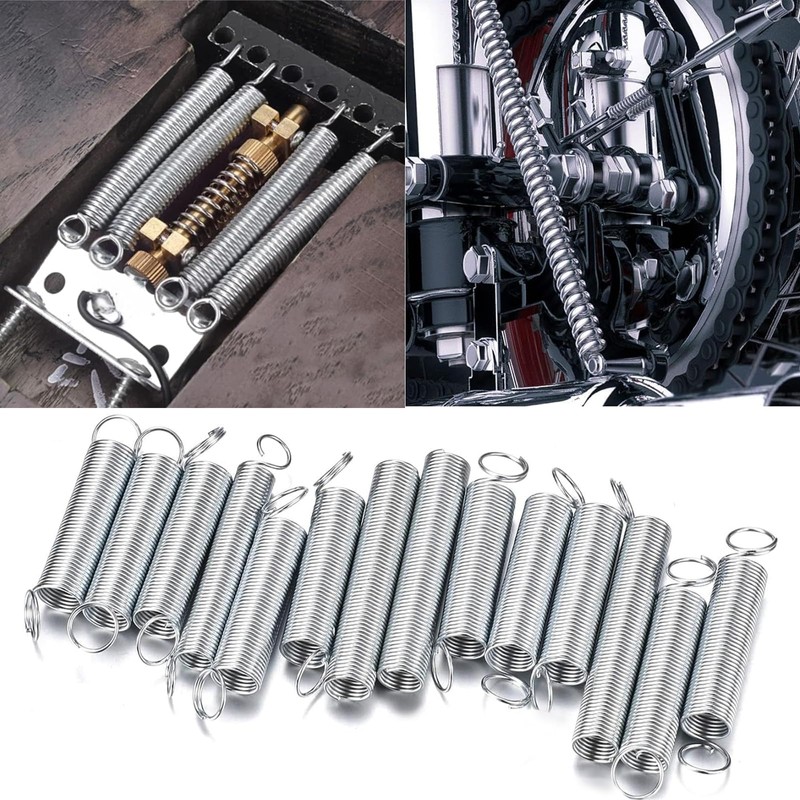 Wondora 200-Piece Tension Springs, Tension Springs with Hooks Made of