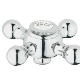 Grohe 45291000 Cross Handle Blue/Red