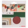 Bosch 2609256B42 5-Piece Sanding Sheet Set for Angle Grinder and