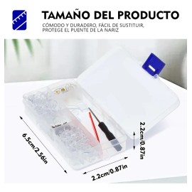 Set De 90 Pares Almohadillas De Nariz Para Gafas Repuestos