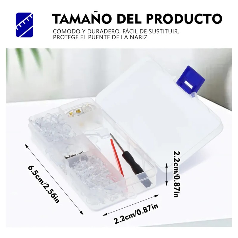 Set De 90 Pares Almohadillas De Nariz Para Gafas Repuestos