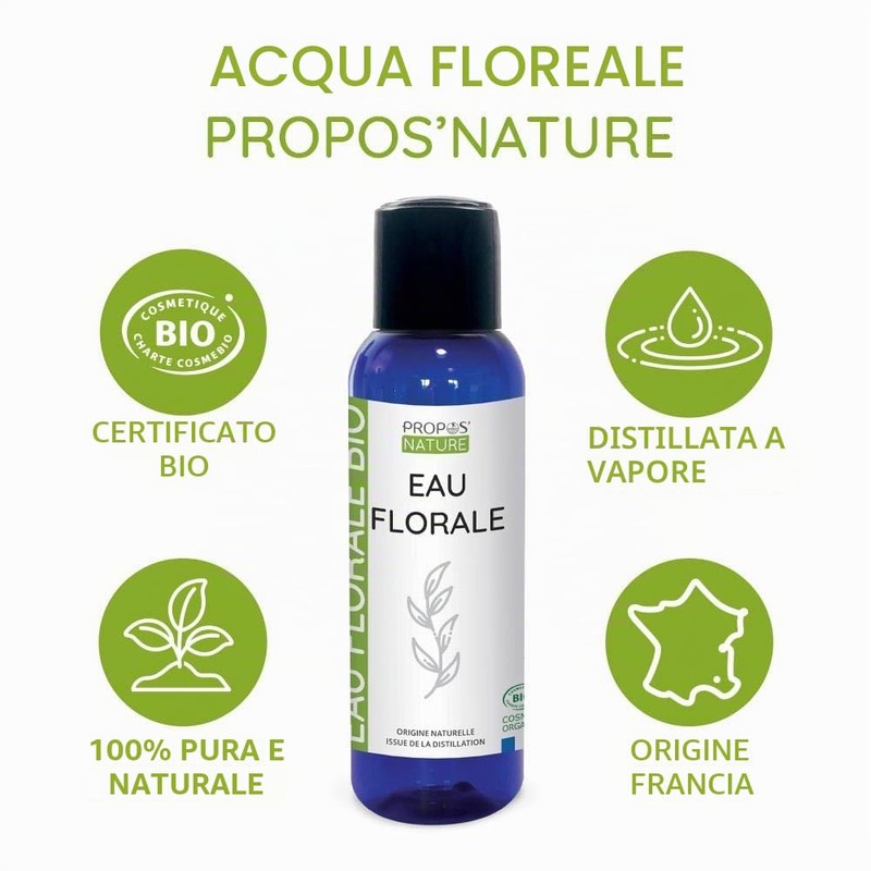 PROPOS'NATURE Hydrolat - Salvia certificato Biologico, 100 ml, 1 unità