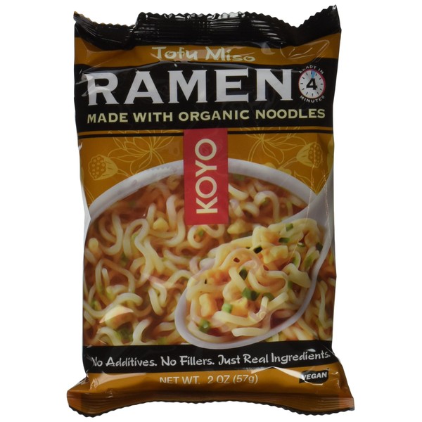 Koyo Tofu and Miso Ramen, 2-Ounce Packages (Pack of 12)