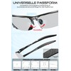 ATTCL Men's Polarised Sunglasses for Sports: UV Protection Lightweight Wrap-Around