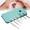6pcs / Set Professional Eyelashes Extension Tool Kit Tweezers Scissors