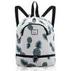 Kamo Drawstring Backpack Bag - Sport Swimming Yoga Backpack with