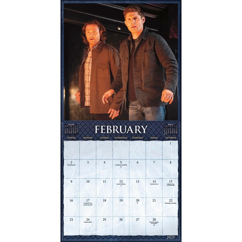 2025 Supernatural Wall Calendar