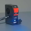Autokemat Headlight ON/Off Switch with USB Port Compatible with for