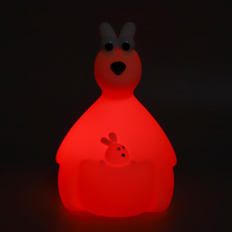 Cute Night Light Kangeroo Baby Pat Night Light Rechargeable Bedside