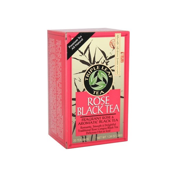 Triple Leaf Rose Black Tea 20 Tea Bags