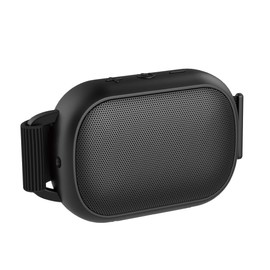 TONEMAC B2 Portable Bluetooth Speaker - Wireless Shower Speaker with IP67 Waterproof, Enhanced Bass, 10H Playtime, USB-C Charging, and Carabiner - Black