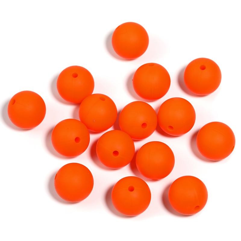 【B170】 Beads for DIY Projects: 15mm Round, Mixed Color, 30Qty