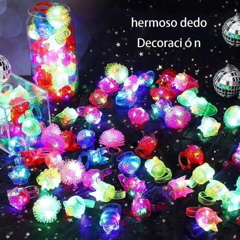 Juguetes Luminosos Neon Fiesta Led Luces Batucada Cotillones