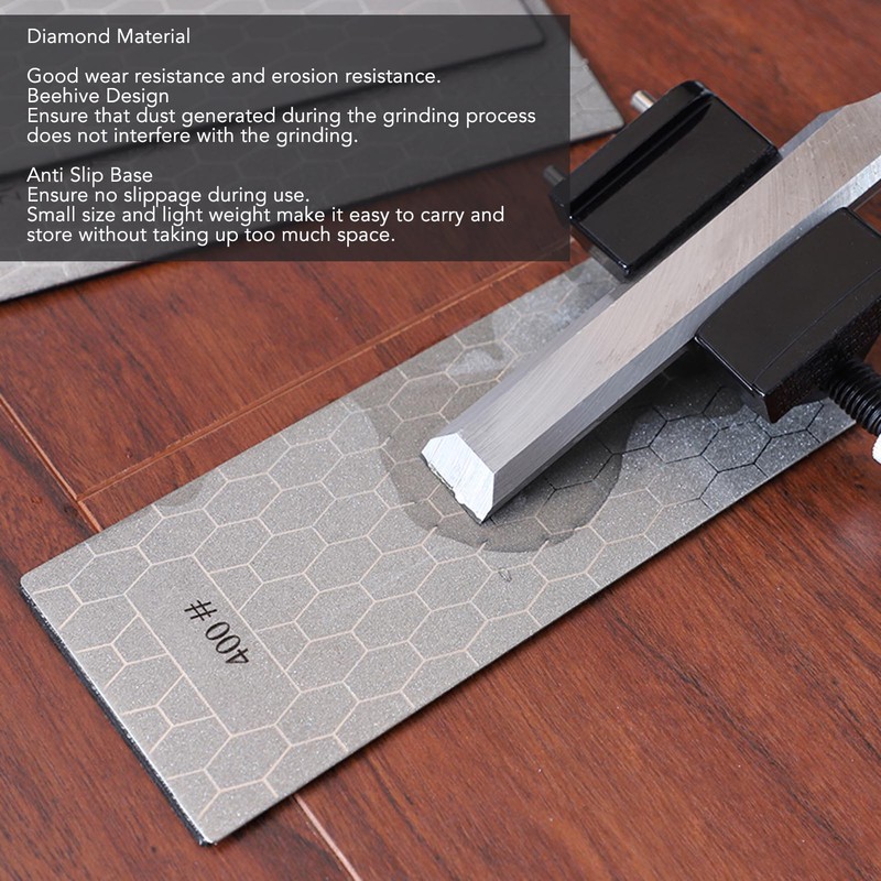 3PCS Sharpening Stone with Non Slip Base 200 400 1000