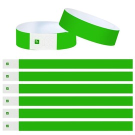 Disposable Wristbands, 10 Colors Available, 100 Sheets, 200 Sheets, 500 Sheets, 1000 Sheets, Events, Paper Wristbands, Tape, One-Touch Installation, Number of People Counting, Entrance Limits,