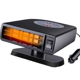 MICLSRS 12V Portable Heater for Car 150W Portable Windscreen Defogger Defroster Fast Heating, 360° Rotatable Protable Defroster Demister for Vehicle