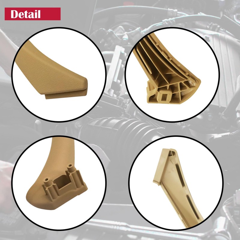 HiSport Inner Door Panel Handle and Door Pull Outer Trim