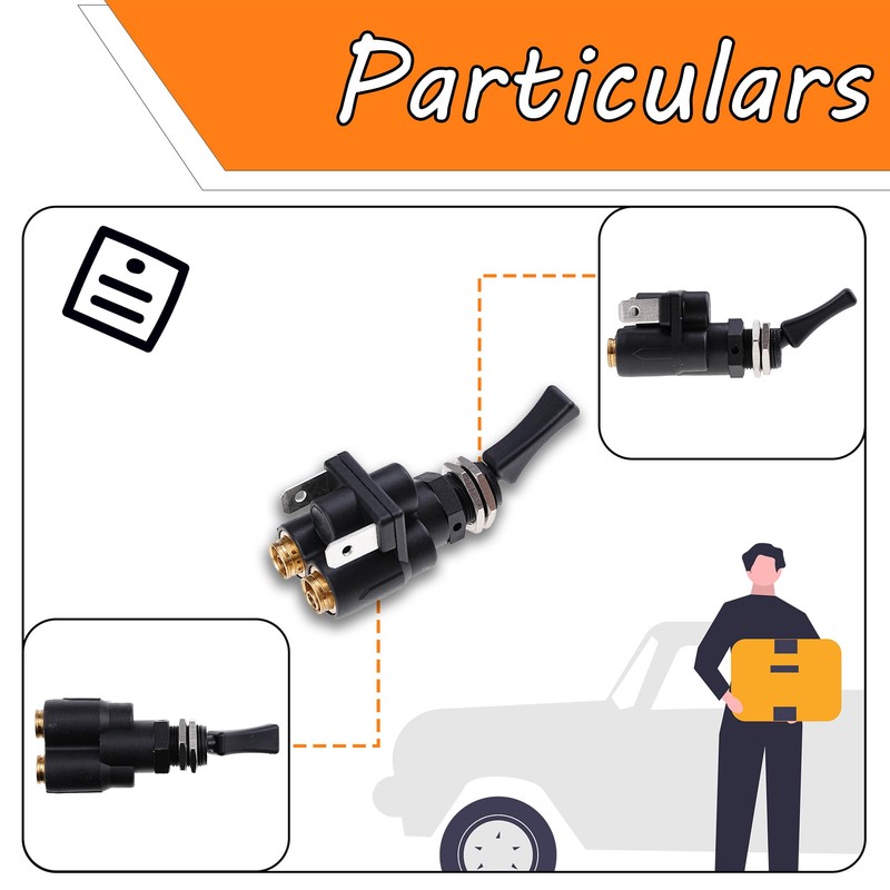 LEVANLIGHT Air Electric Toggle Valve Paddle Switch Perfectly Compatible for