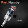 AUTO OCCASION Fuel Injectors Set of 8 Compatible with 2018-2020
