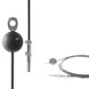Drahtseile24 Steel Cable Coated for Fitness Equipment with Eyelet and