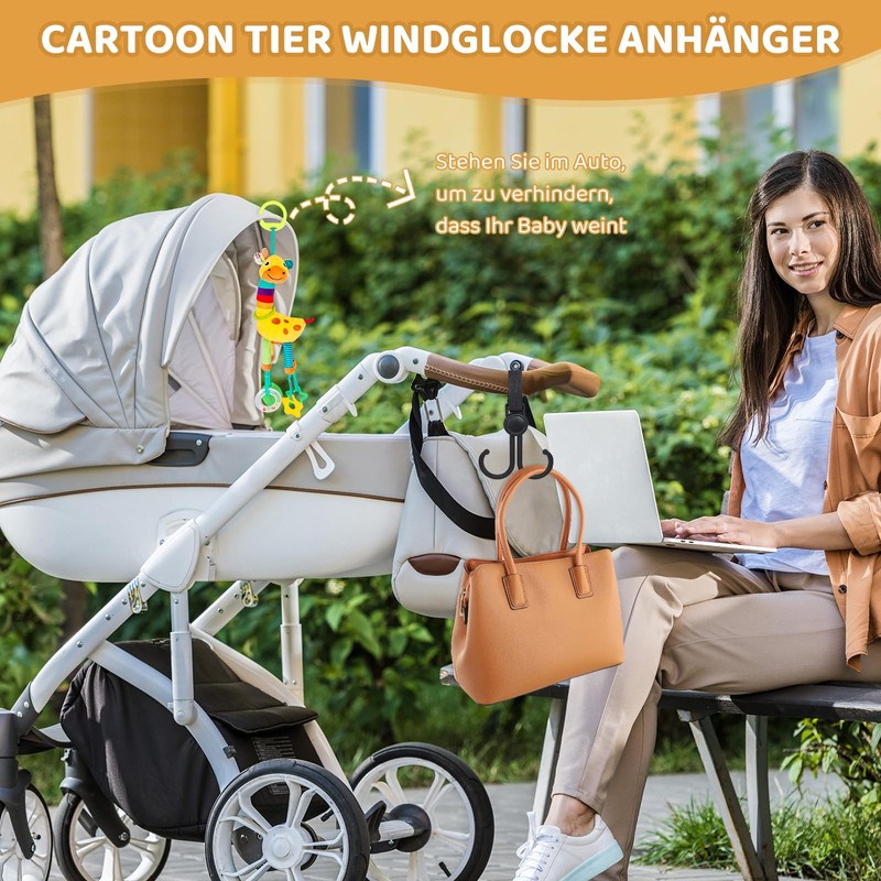Awning Pram UV Protection 50+ and Waterproof, Sun Shade for