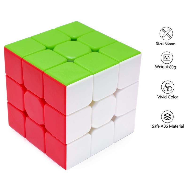Maomaoyu Speed Magic Cube Stickerless 3x3 3x3x3 Smooth Magic Cube