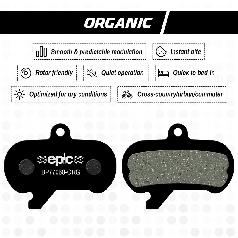 epic Disc Brake Pads for SRAM Maven Brakes | Organic/Resin
