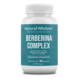 Berberina Complex  180 Caps  Apoyo al Bienestar General y Metabólico  Fórmula con Ácido Alfa Lipoico, Zinc y Magnesio