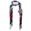 VIVIAN & VINCENT Fall Winter Scarf Classic Tassel Plaid Tartan