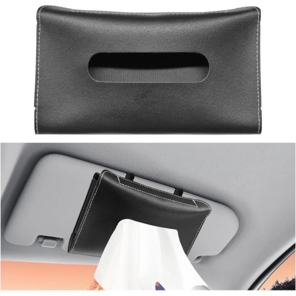 ‎LHDOS Car Visor Tissue Holder - Leather Tissue Box Holders