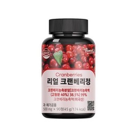 Furnit Real Cranberry Tablets 500mg 90 tablets (3 month supply) / 퍼니트 리얼 크랜베리정 500mg 90정 (3개월분)