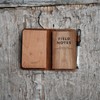 Distressed Genuine Leather Notebook Notepad Cover for Field Notes with