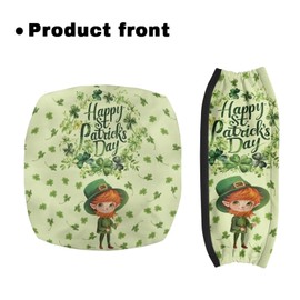 LedBack Happy St Patricks Day Day Decor Rollator Walker Accessories Green Walkers for Seniors with Seat Gifts Covers, Easy to Clean and Install