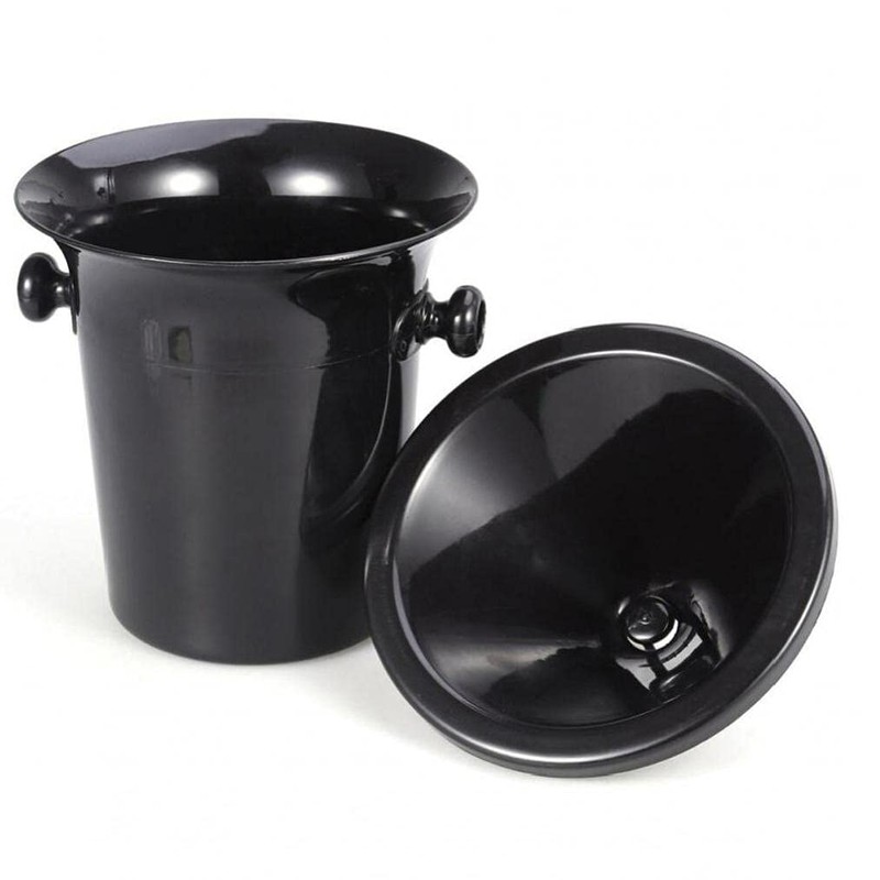 TOSSPER Plastic Wine Tasting Spittoon Wine Dump Bucket Double Ears