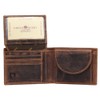 Greenburry Vintage Wallet Keiler Leather 12 cm braun