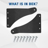 GLOBLED 50 Inch Upper Windshield Light Bar Brackets Curved Led