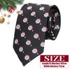 Bskifnn Christmas Tie for Men Christmas Pattern Tie for Wedding