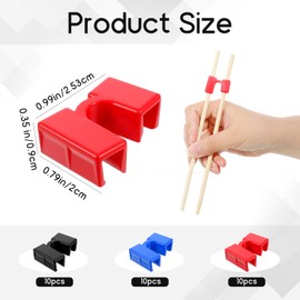 YBEATY 30PCS Reusable Chopsticks Helper Training Chopsticks Beginner Multicolor Plastic Practice Chopstick Trainer with Hinges Chinese Chop Stick for Many Age Adult Trainers Learner Practice