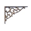 9 - Decorative Cast Iron Shelf Bracket, Victorian Scroll Design,