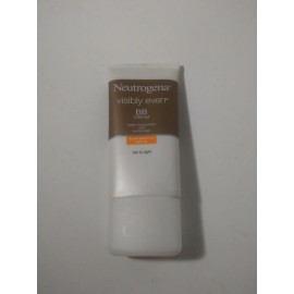 NEUTROGENA VISIBLY EVEN-BB CREAM MOISTURIZER SPF 30 FAIR TO LIGHT RARE!