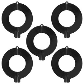 80mm Bucket Pin Shims, with 5mm Thickness x 170mm OD, Detachable Bucket Pin Shims Washers for Skid Steer, Excavator, Compatible with C AT, B obcat, J OHN Deere, K omatsu, 5 Pack