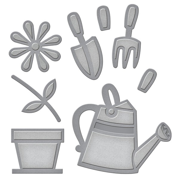Spellbinders D-Lites Green Thumb Die, Brown