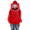 Beekeeping Tools Professional Beekeeping Protective Jacket Beekeeper Veil Suit SmockRed