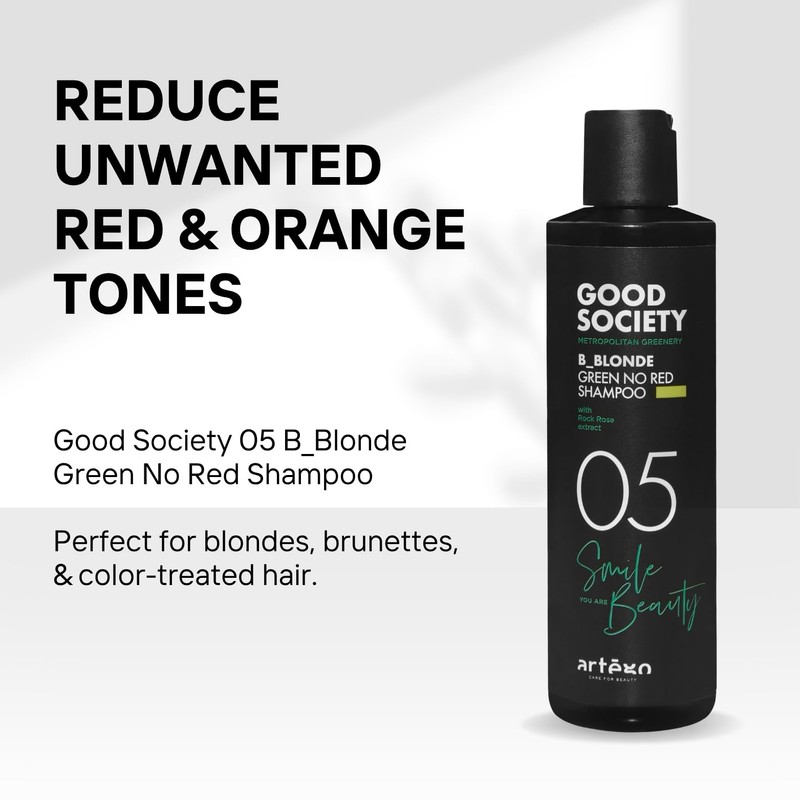 Artego 05 B_BLONDE Green No Red Shampoo 250 ml